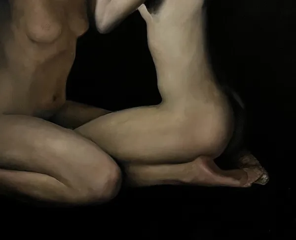 Image of "May" by Elzhana Popova, size: 61x48 inch, made of Oil on canvas , Painting medium, from New York, priced at $5000 Photo 3 of 3.